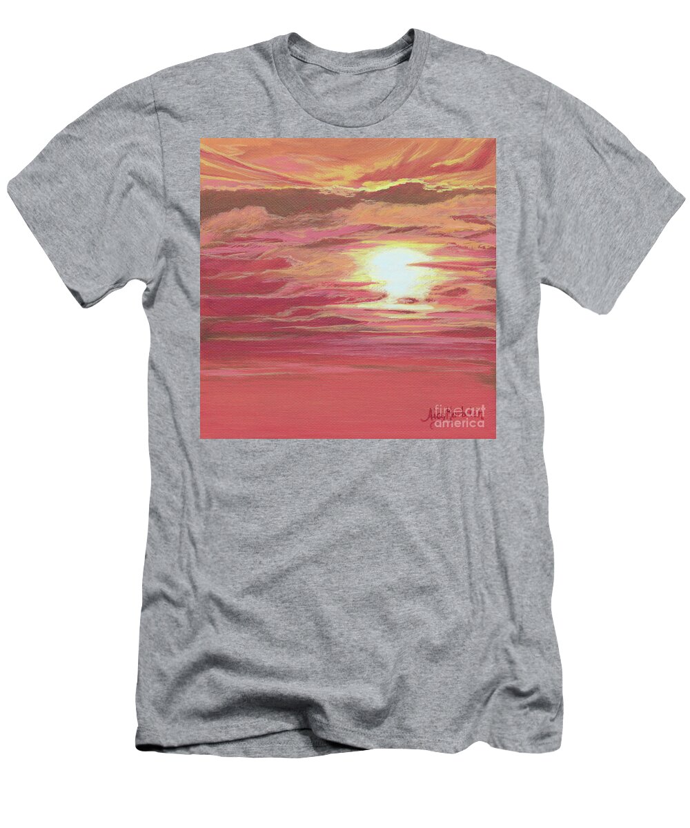 Sunlight T-Shirt featuring the painting Shine Your Light by Aicy Karbstein