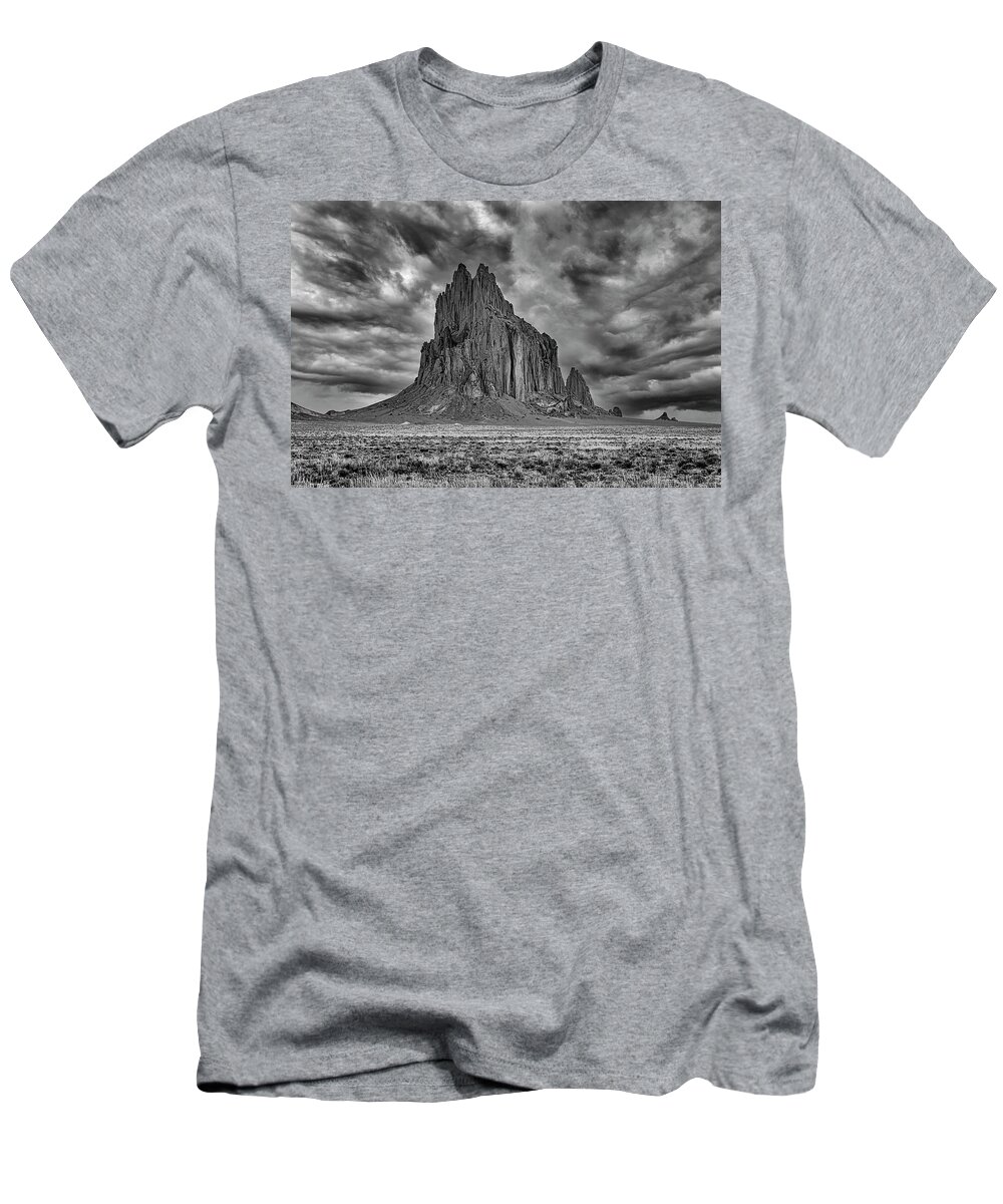 Shiprock T-Shirt featuring the photograph Shiprock by Lou Novick