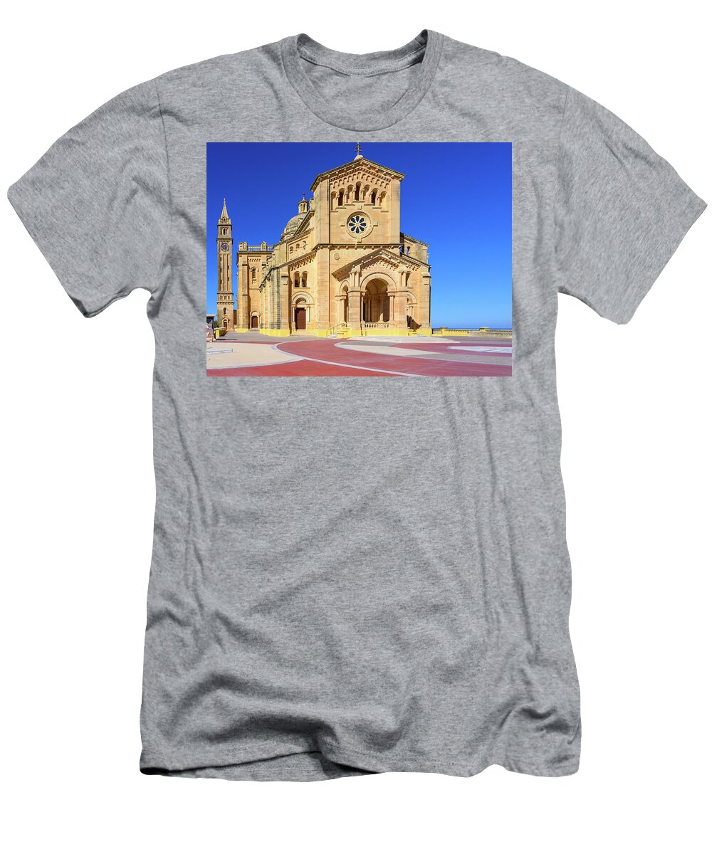 Basilica T-Shirt featuring the photograph Shrine of the Blessed Virgin of Ta Pinu by Roy Pedersen