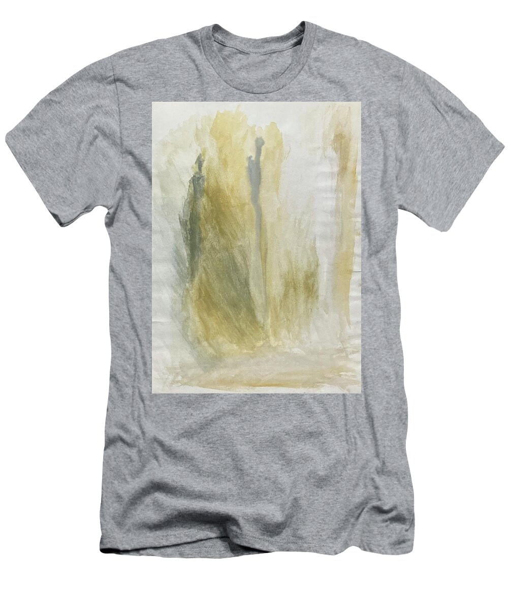 Figures T-Shirt featuring the painting Silhouettes II by David Euler