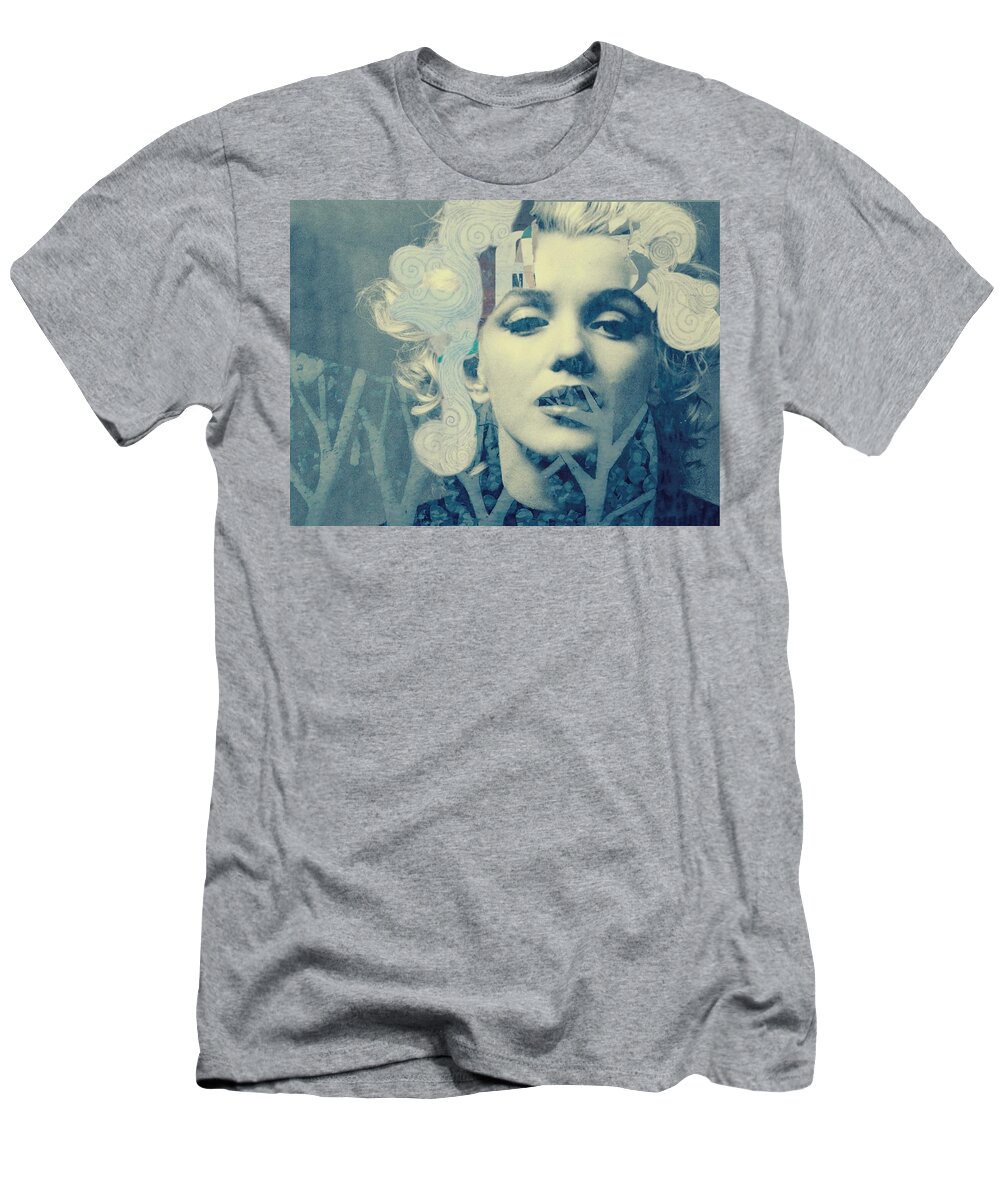 Marilyn Monroe T-Shirt featuring the digital art Single Girl by Paul Lovering