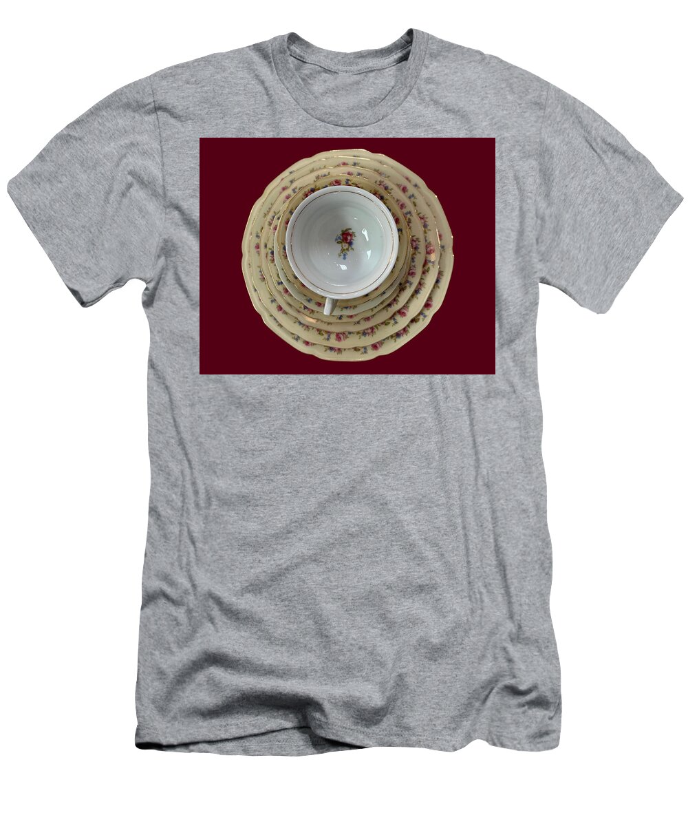 China T-Shirt featuring the photograph Single Place Setting by Lee Darnell