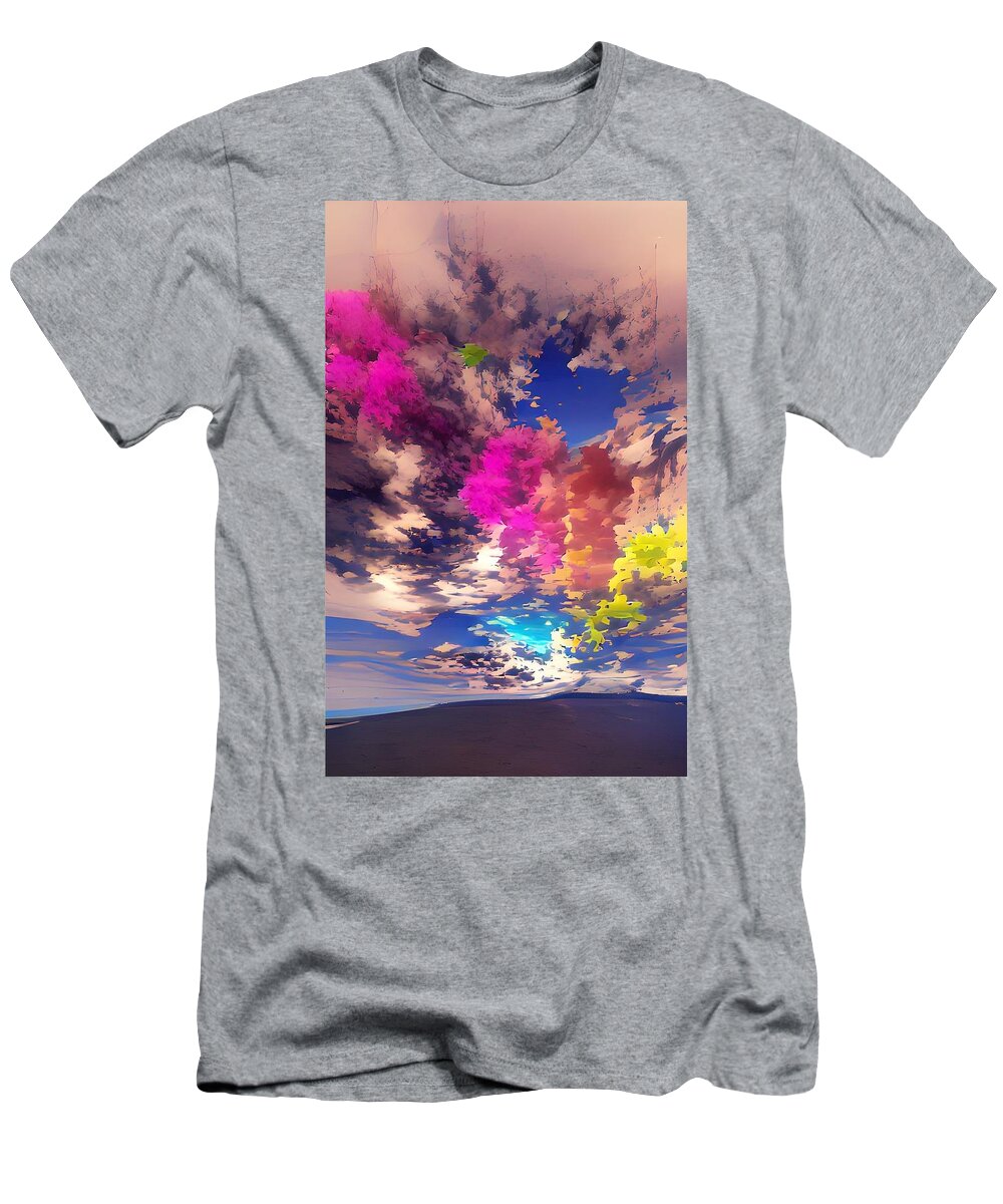  T-Shirt featuring the digital art Skyamus by Rod Turner