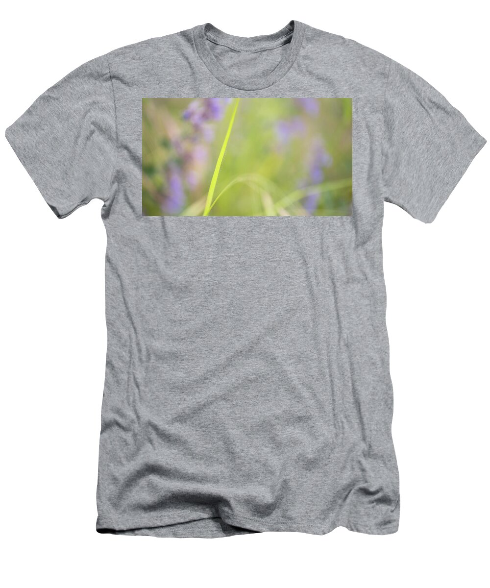 Macro T-Shirt featuring the photograph Sliver in the World by Laura Macky