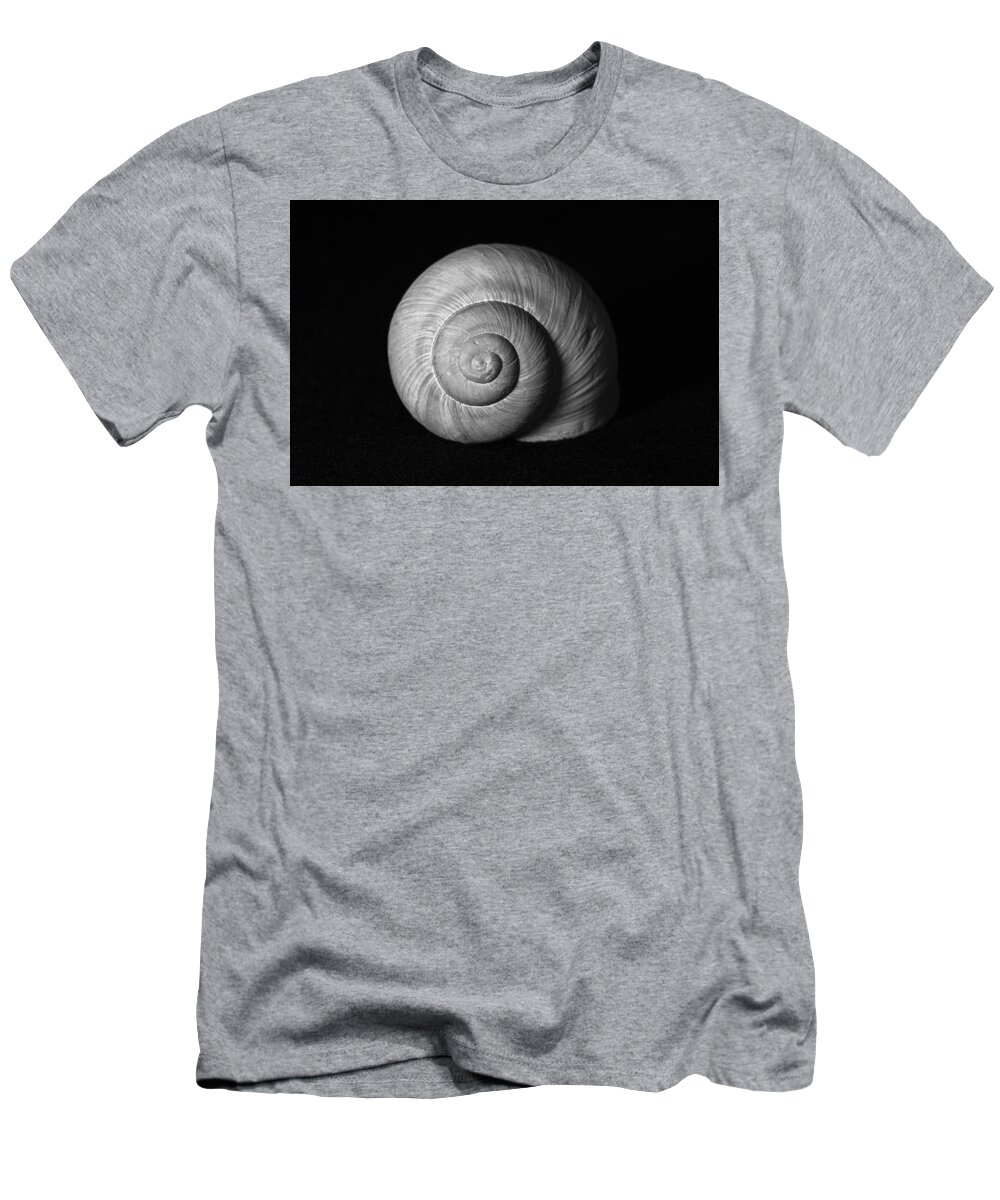 Snail T-Shirt featuring the photograph Snail Shell by Martin Vorel Minimalist Photography