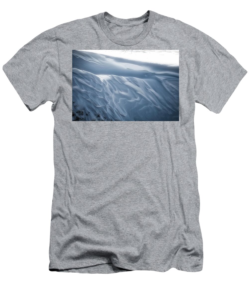 Abstract T-Shirt featuring the photograph Snowy Days by Rick Furmanek