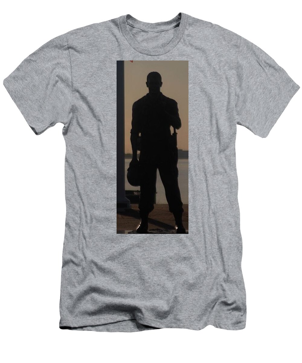 Active Duty T-Shirt featuring the photograph So Help Me God by John Glass