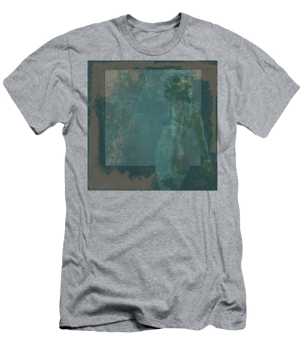 Love T-Shirt featuring the mixed media Sometimes When We Touch by Paul Lovering