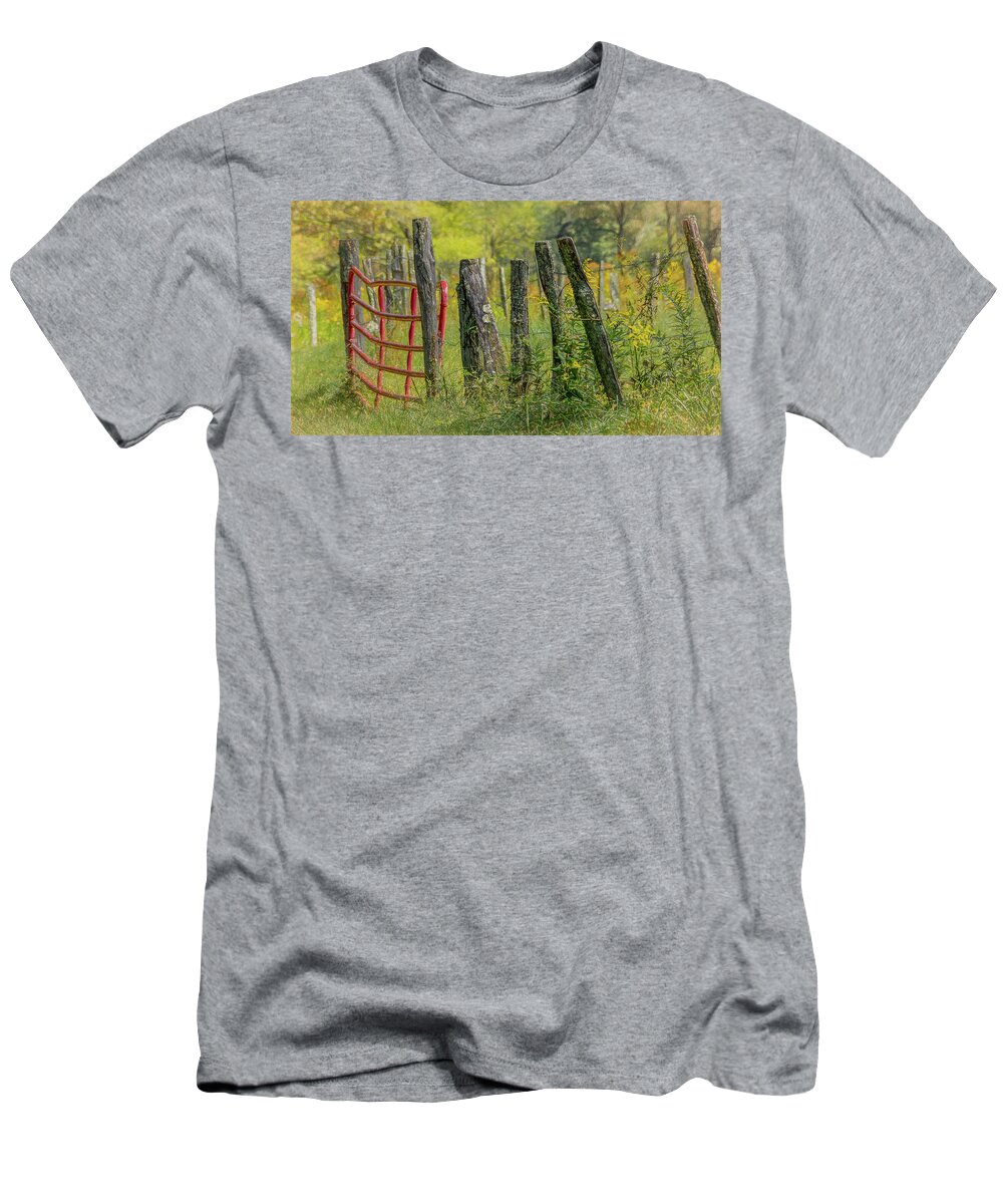 Cades Cove T-Shirt featuring the photograph Sparks Lane Appeal by Marcy Wielfaert
