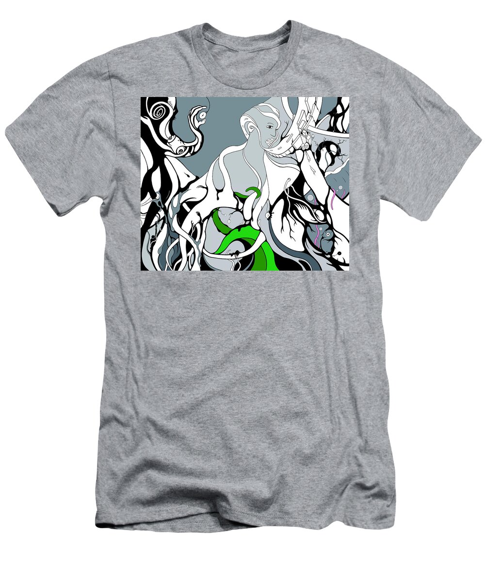 Vines T-Shirt featuring the digital art Specialty Cut 01 by Craig Tilley