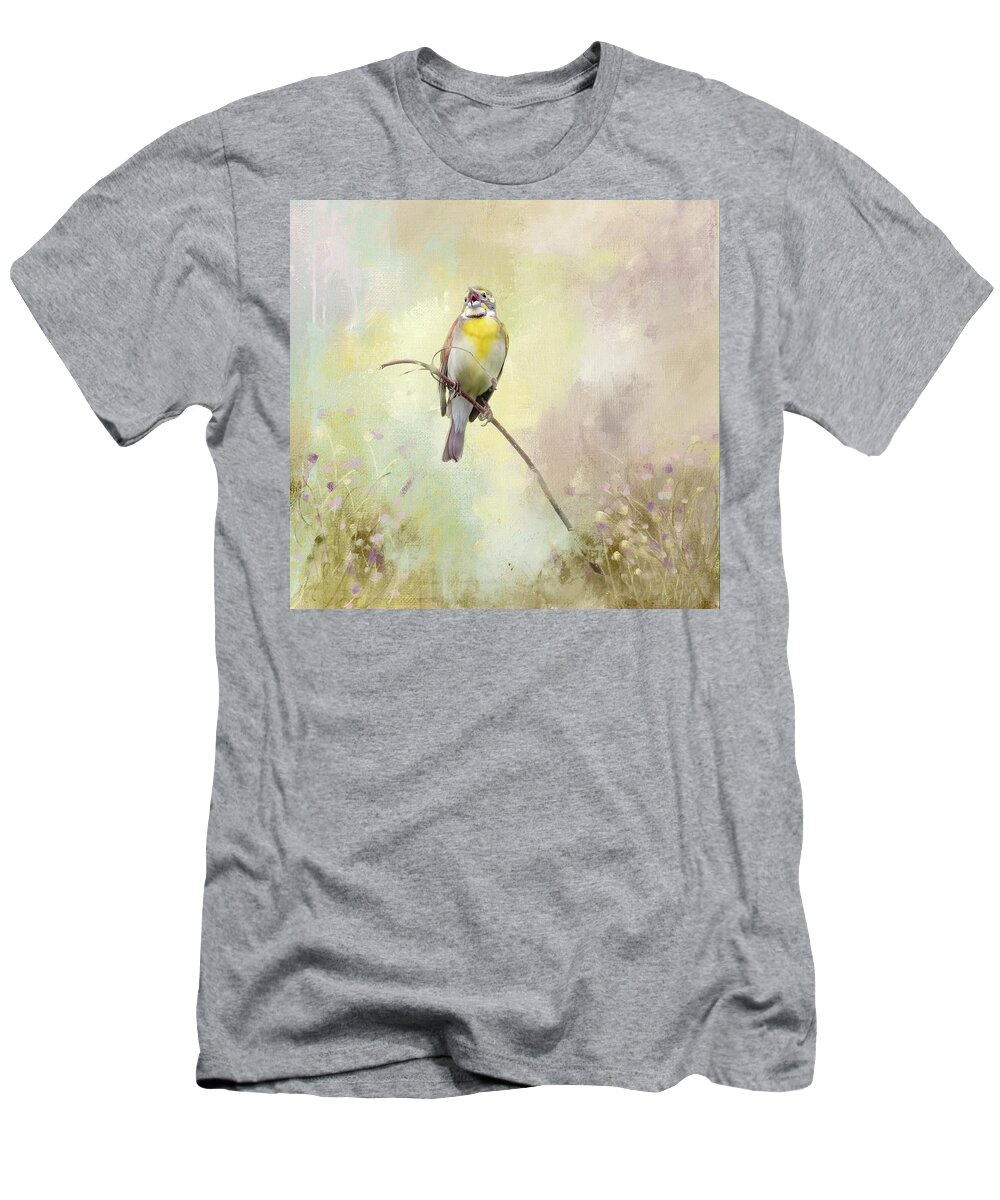 Bird T-Shirt featuring the photograph Spring Song by Pam Rendall