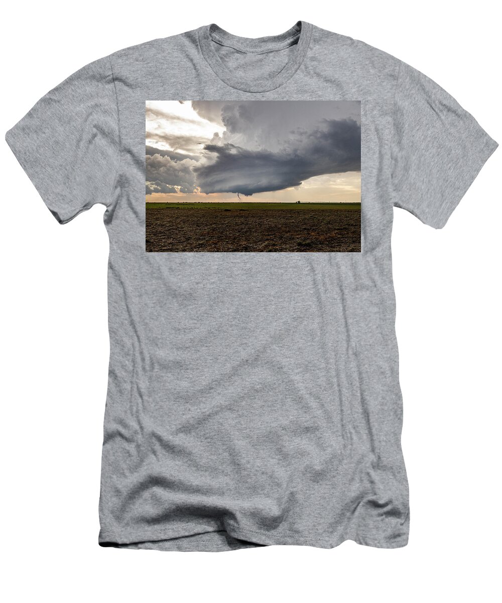 Tornado T-Shirt featuring the photograph Sudan, TX Tornado by Marcus Hustedde