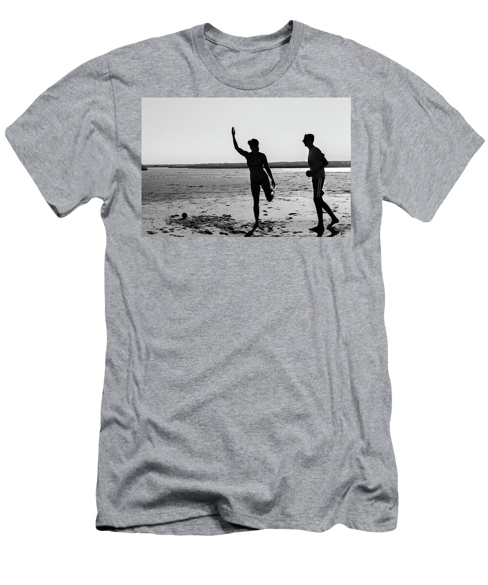 Beach T-Shirt featuring the photograph Summer Games by Sand Catcher