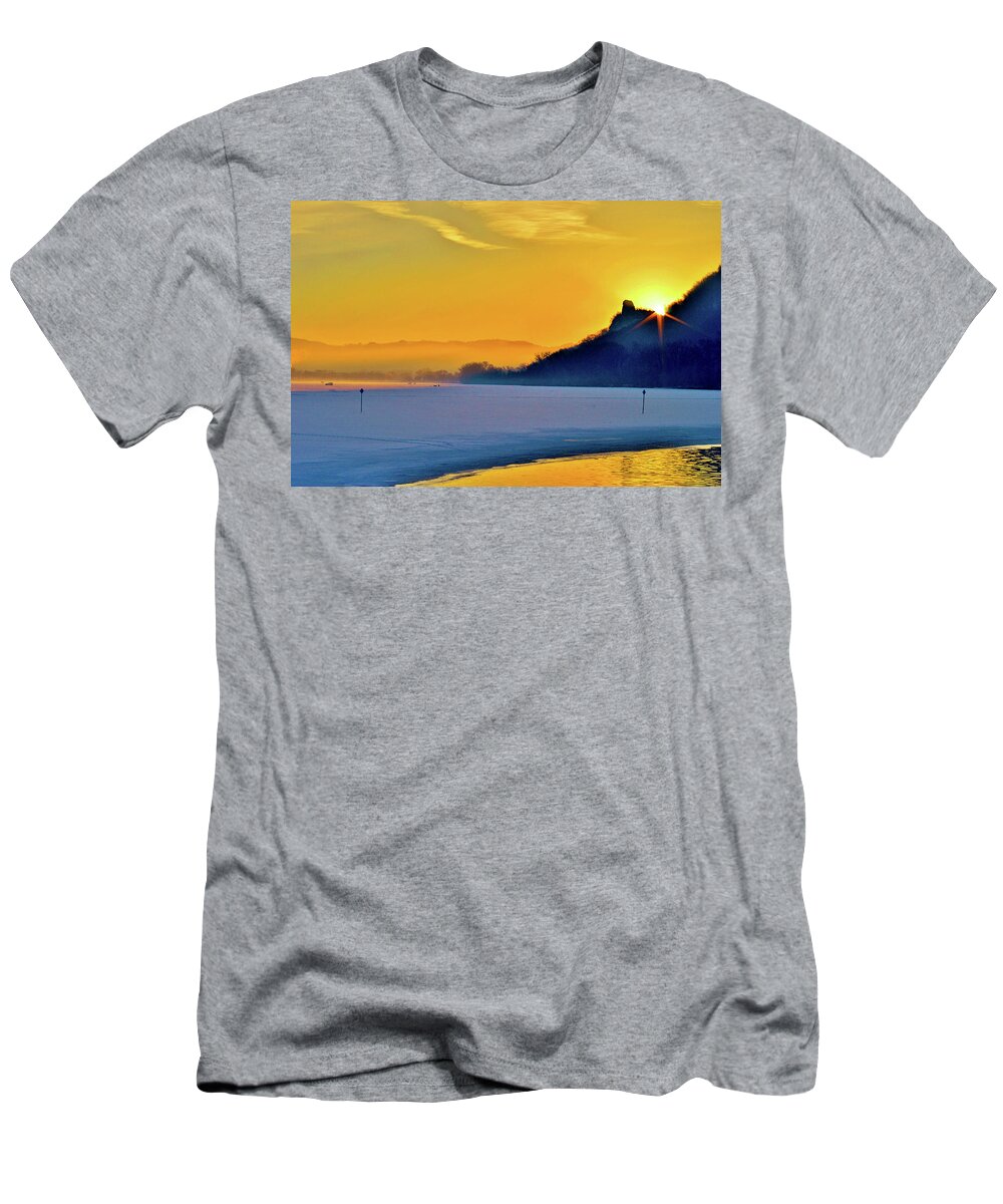 Winter T-Shirt featuring the photograph Sunrise Sparkle by Susie Loechler