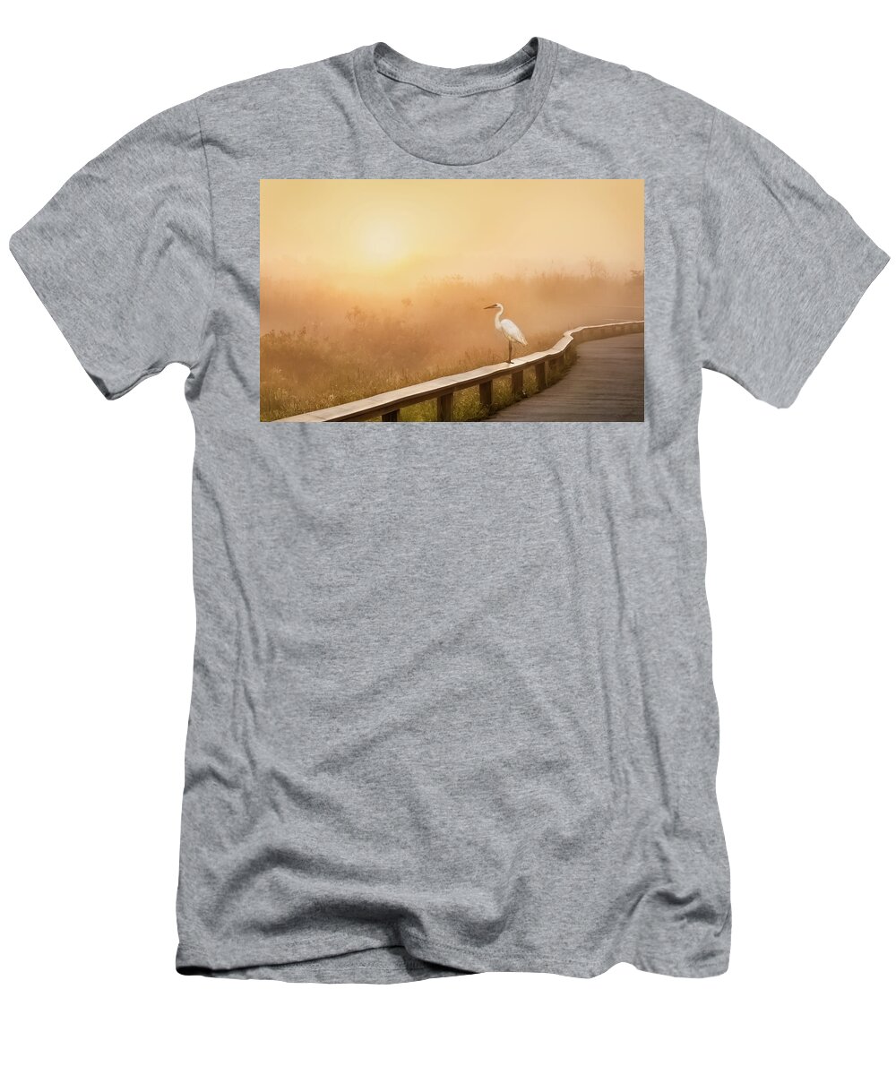 Sunrise Vision T-Shirt featuring the photograph Sunrise Vision by Louise Lindsay