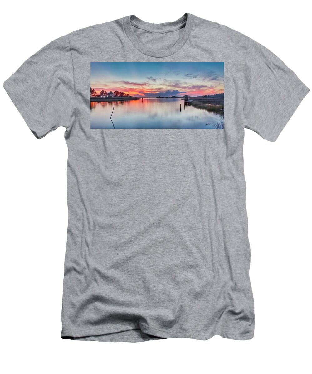 Florida T-Shirt featuring the photograph Sunset Panorama by Jurgen Lorenzen