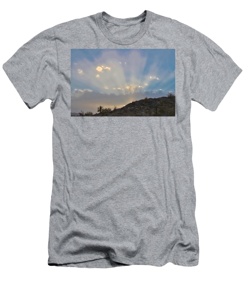 Arizona T-Shirt featuring the photograph Suntensed by Judy Kennedy