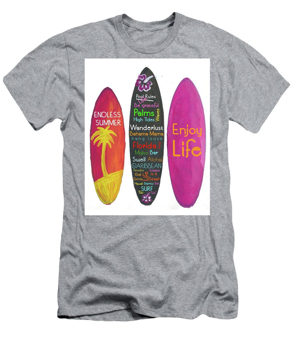 Surfboard Philosophy - Enjoy Life, Travel and Surf - V Coffee Mug by M  Bleichner - Fine Art America