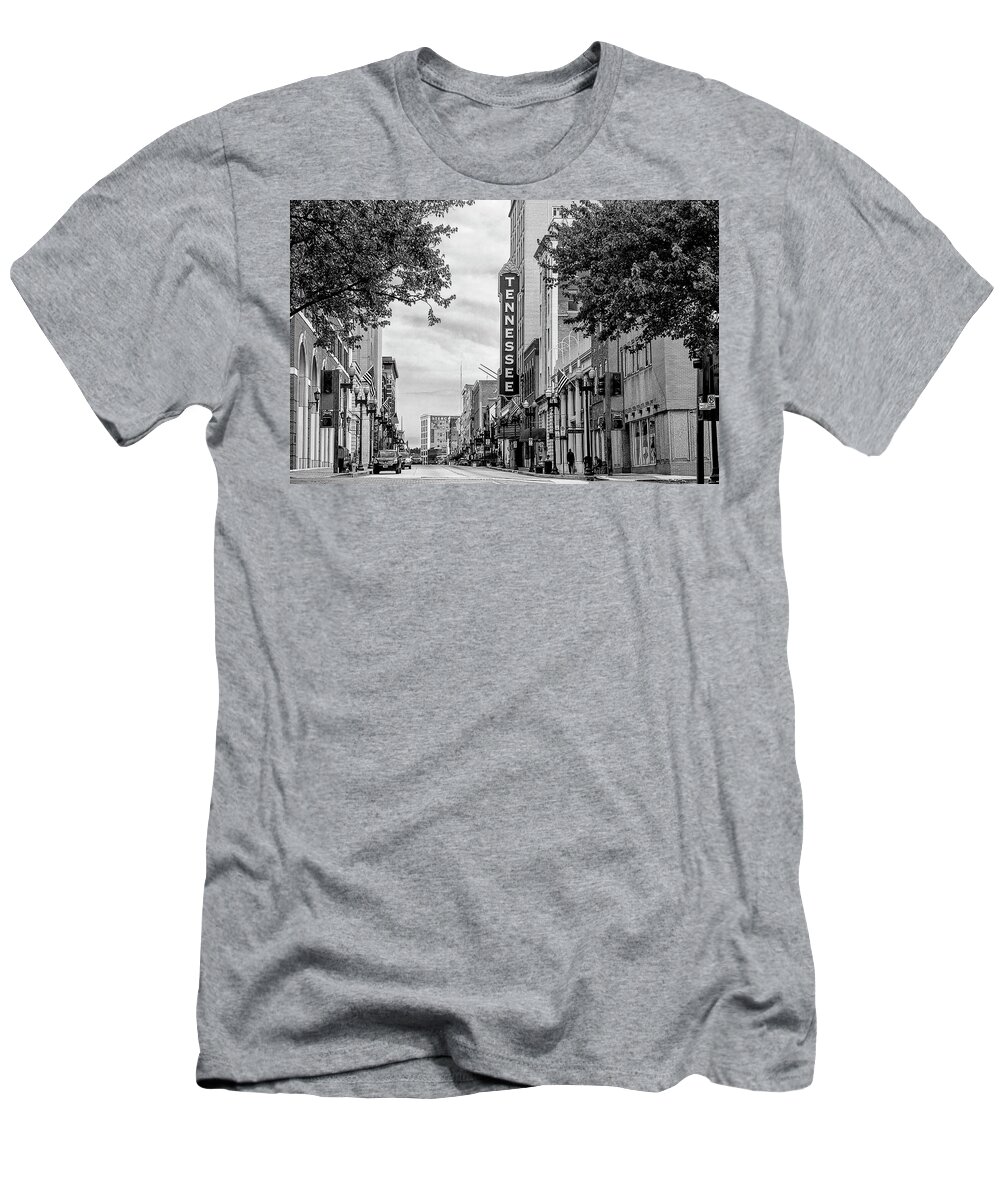 Knoxville T-Shirt featuring the photograph Tennessee Theater by Rhonda McClure