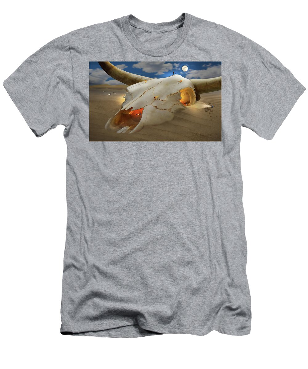 Surrealism T-Shirt featuring the photograph The Adventurers S E by Mike McGlothlen