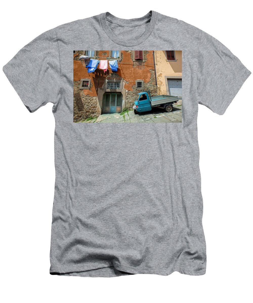 Italy T-Shirt featuring the photograph The Ape Truck by Al Hurley