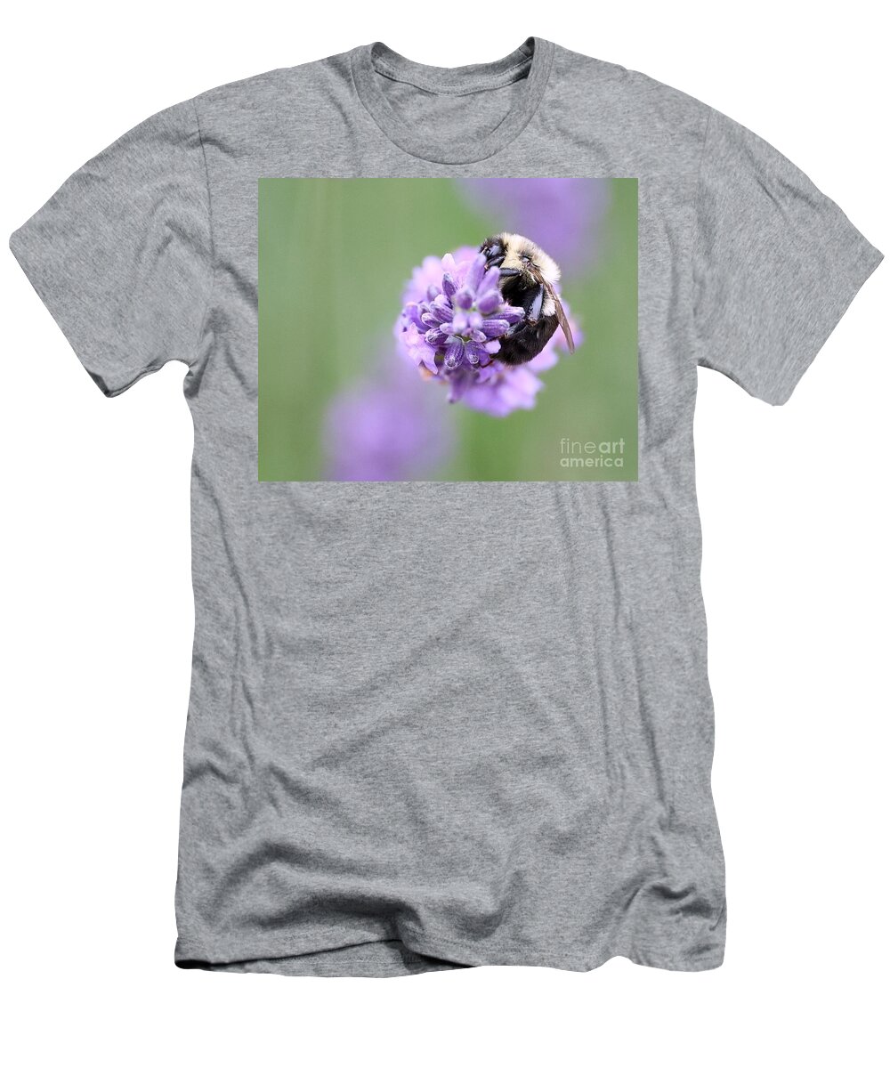 Bee T-Shirt featuring the photograph The Bee's Knees by Lori Lafargue