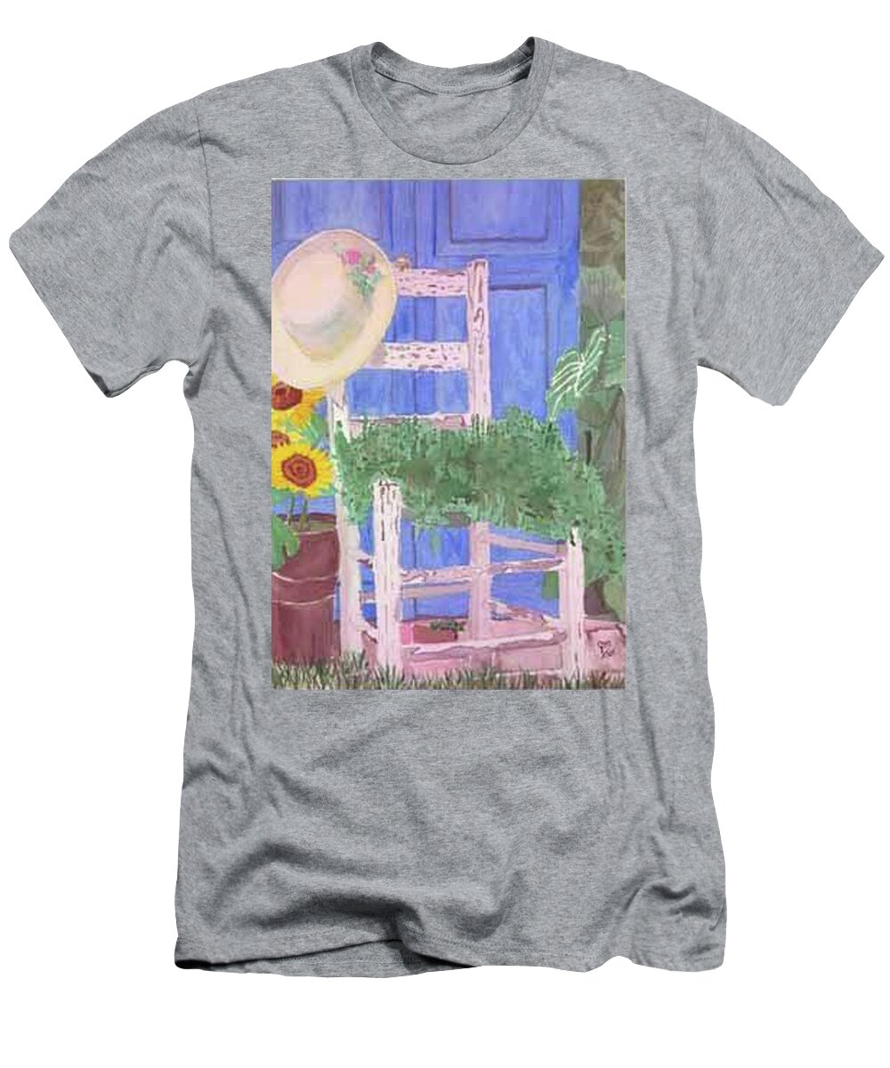  T-Shirt featuring the painting The Chair by John Macarthur