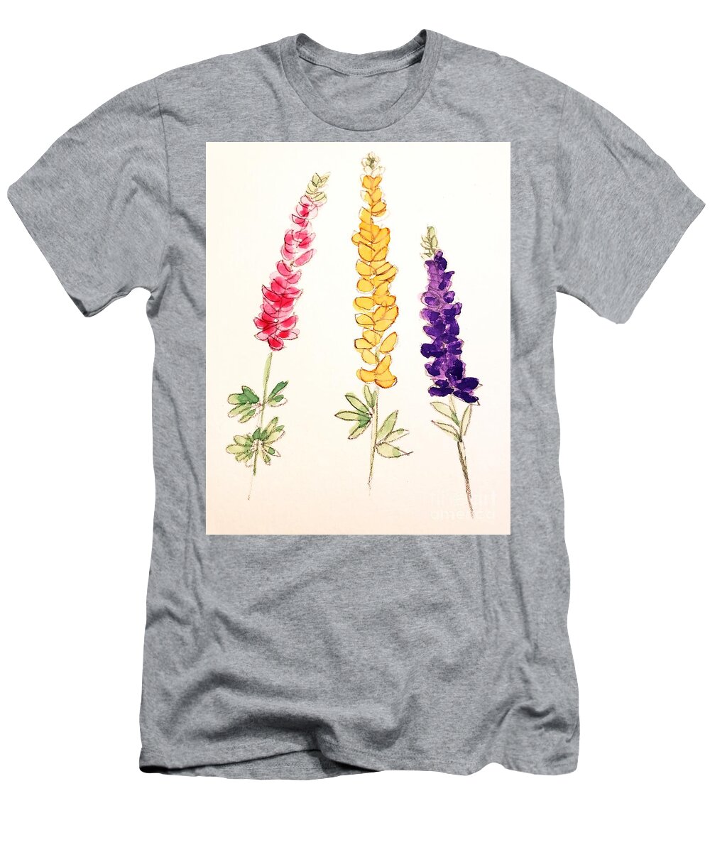 All Colors Are Welcome And Honored T-Shirt featuring the painting The Colors of Mother Earth by Margaret Welsh Willowsilk