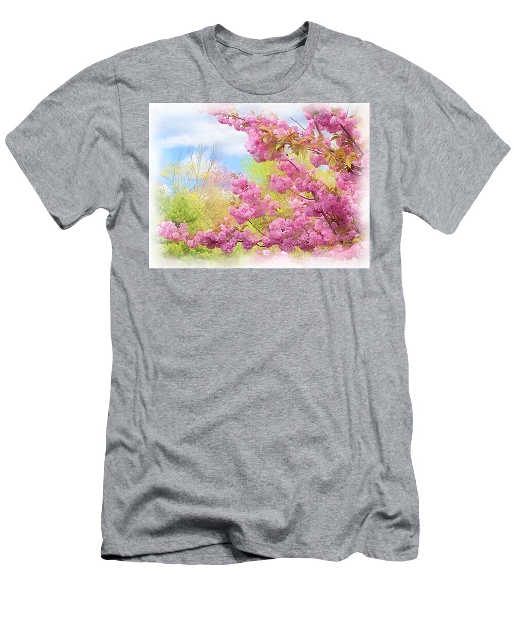Pink T-Shirt featuring the photograph The Colors of Spring by Tricia Marchlik