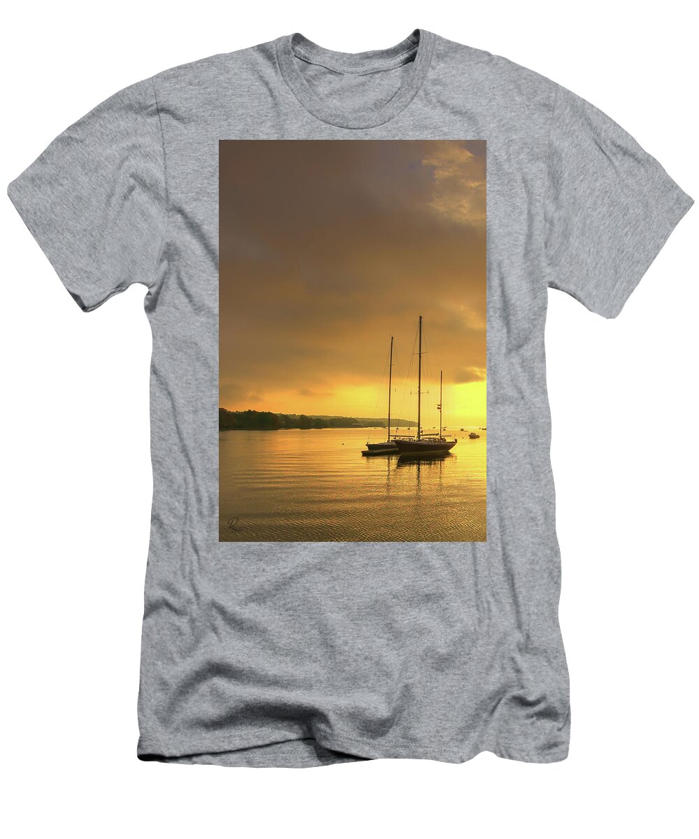 Fine Art T-Shirt featuring the photograph The Golden Light of Morning by Robert Harris