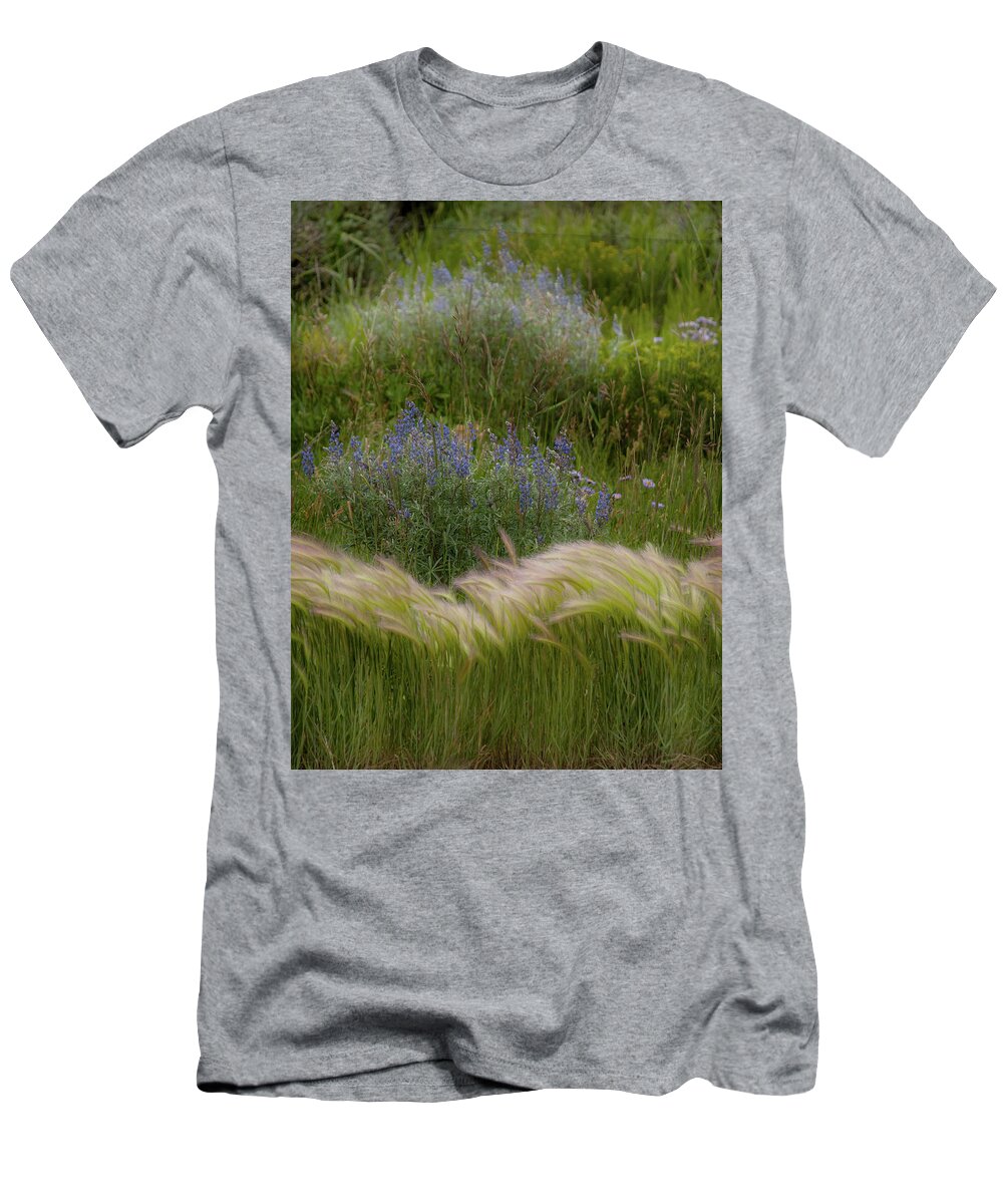 Grasses T-Shirt featuring the photograph The Grasses by Jolynn Reed