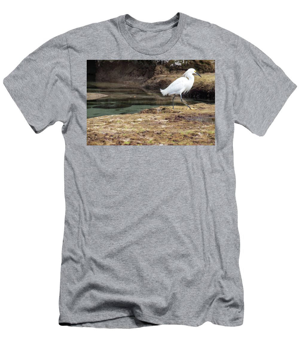 The Great Egret T-Shirt featuring the photograph The Great Egret by Christina McGoran