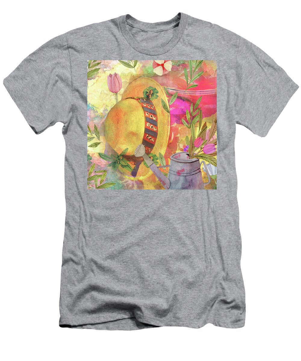 Floral T-Shirt featuring the photograph The Hat by Jeff Burgess