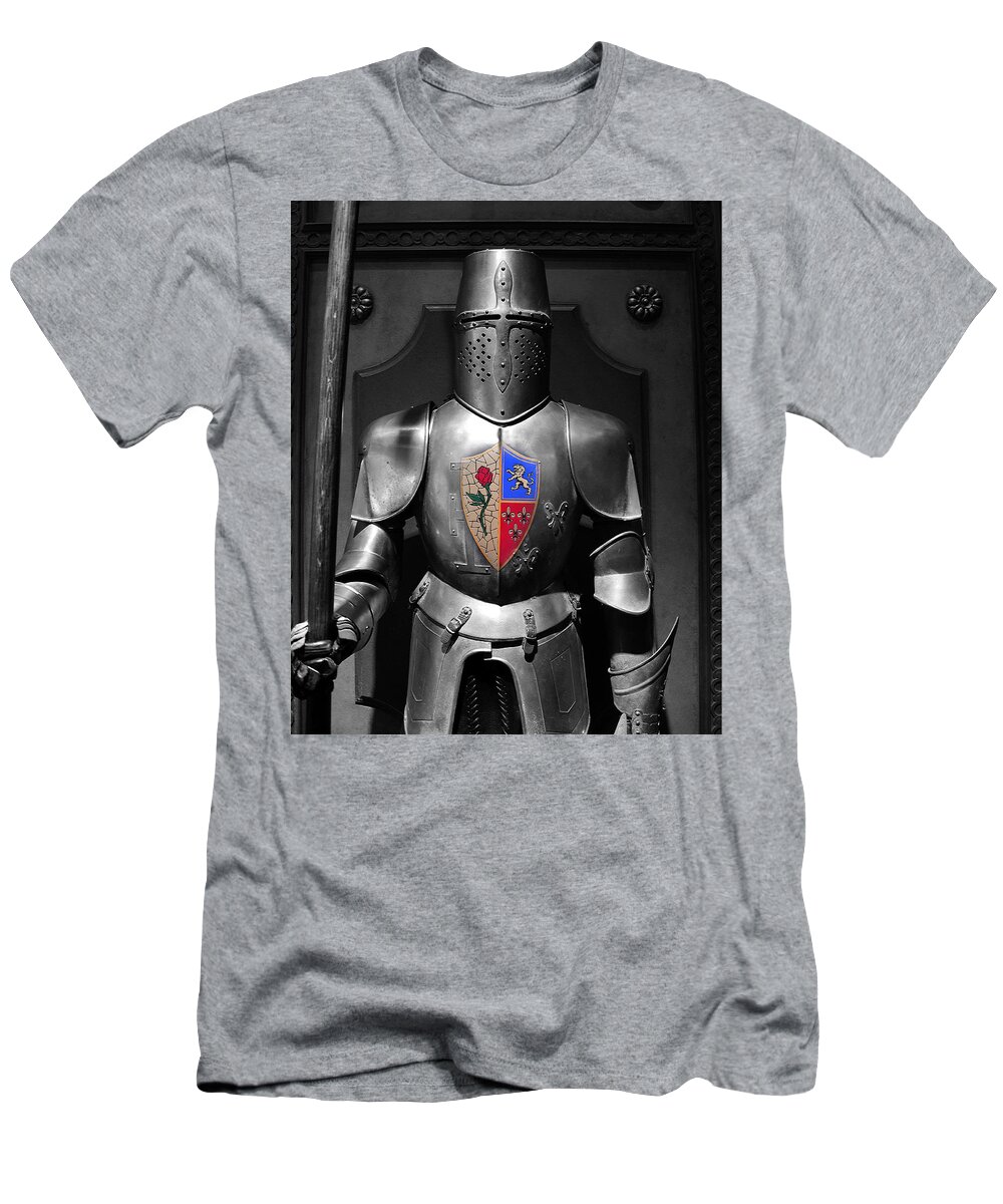 Knight T-Shirt featuring the photograph The Knight of the Rose by David Lee Thompson
