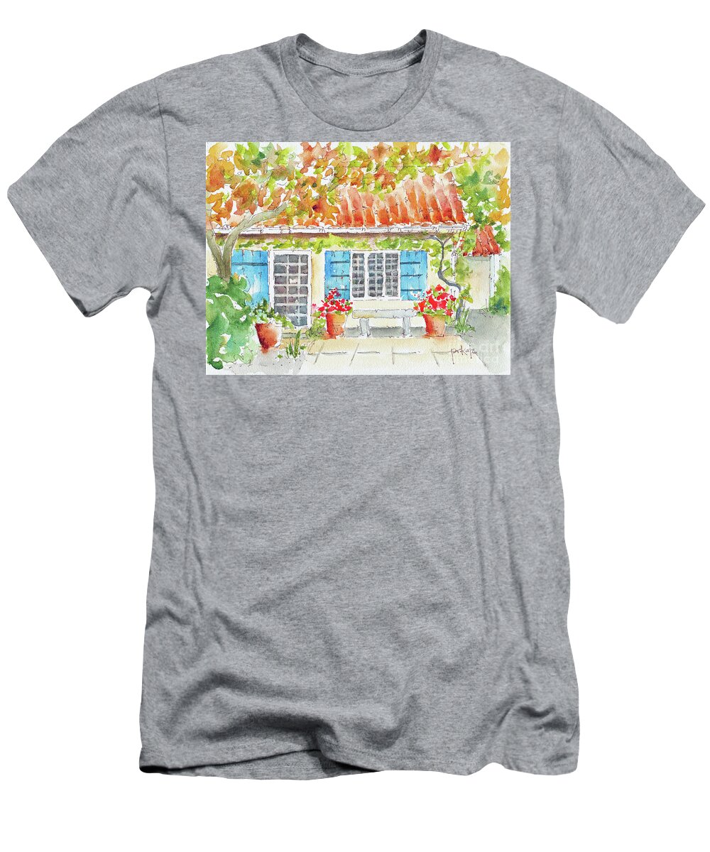 Impressionism T-Shirt featuring the painting The Mas At Mas St Antoine by Pat Katz