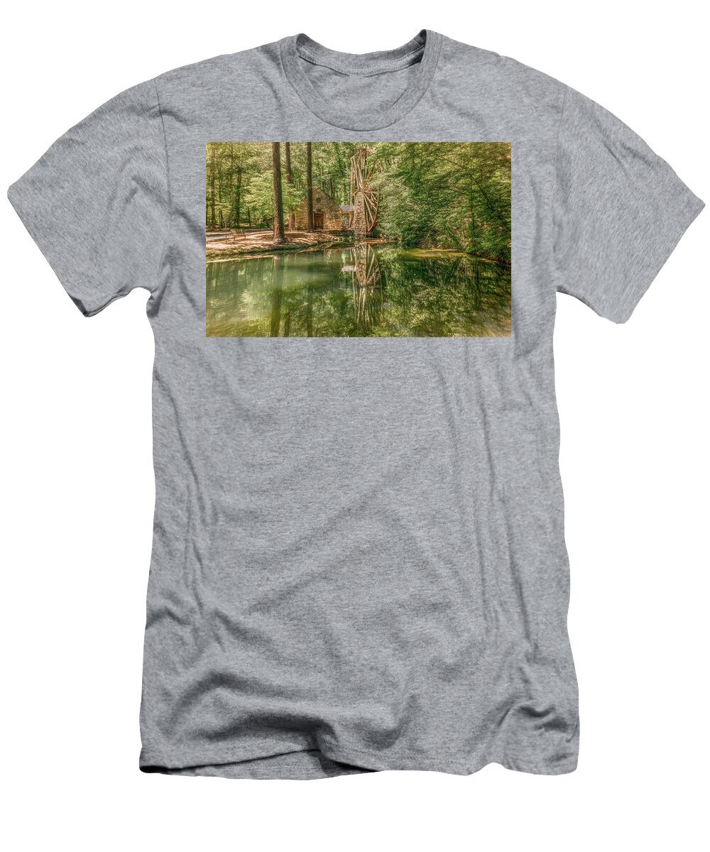 Berry College T-Shirt featuring the photograph The Old Mill at Berry College by Marcy Wielfaert