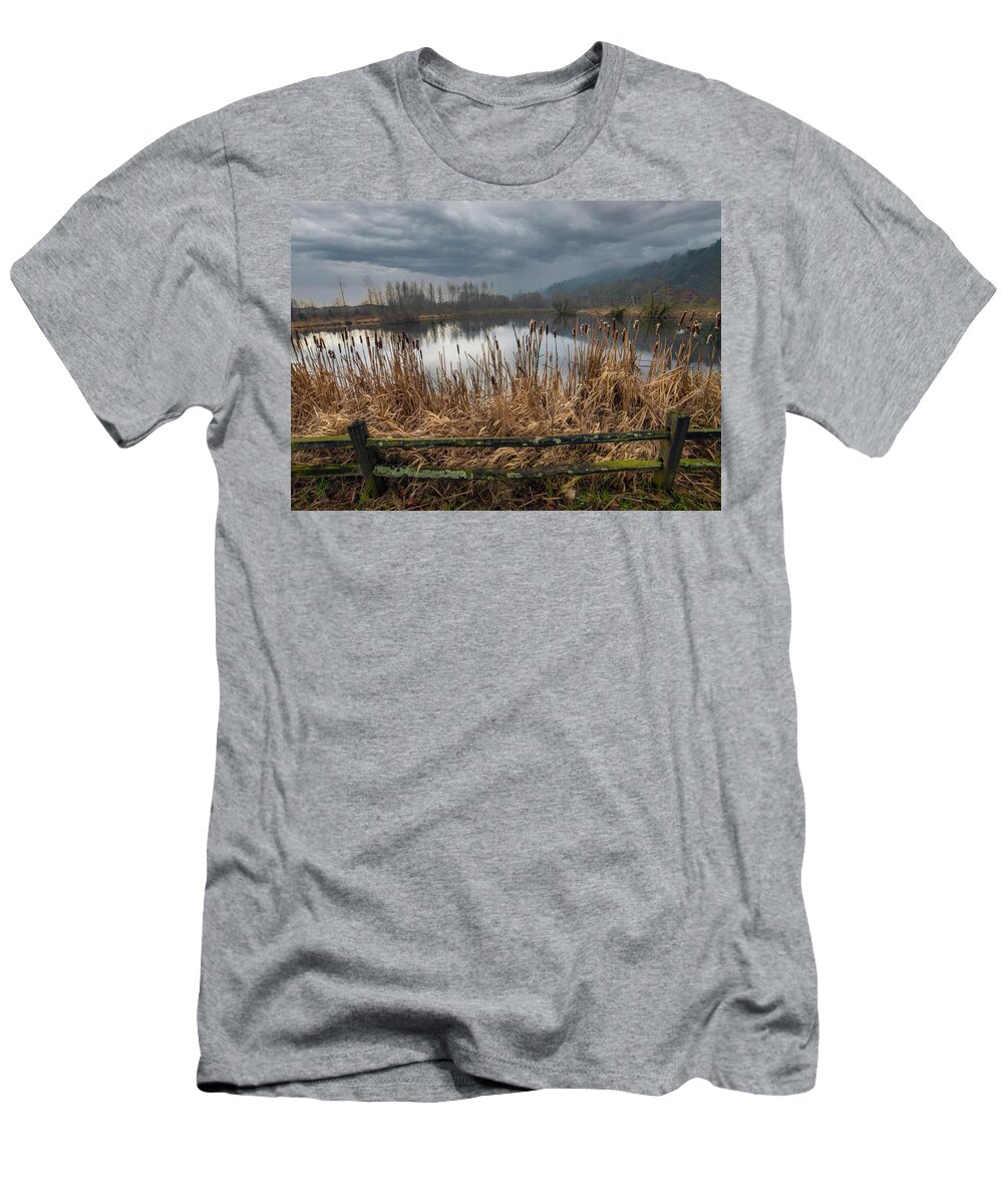 Pond T-Shirt featuring the photograph The Pond by Jerry Cahill