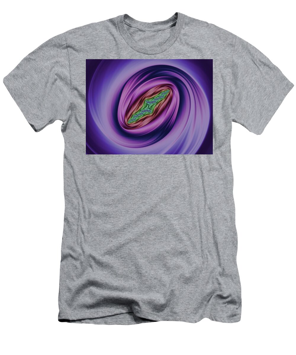 Abstract T-Shirt featuring the digital art The Presure is On by Manpreet Sokhi