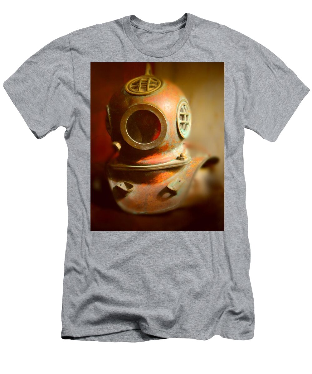Diver T-Shirt featuring the photograph The Retired Diver by Stacie Siemsen
