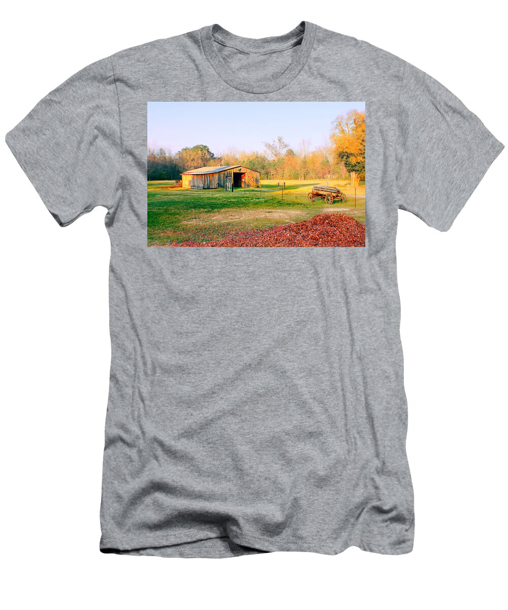 Prattville T-Shirt featuring the photograph The South Farm by Iryna Goodall