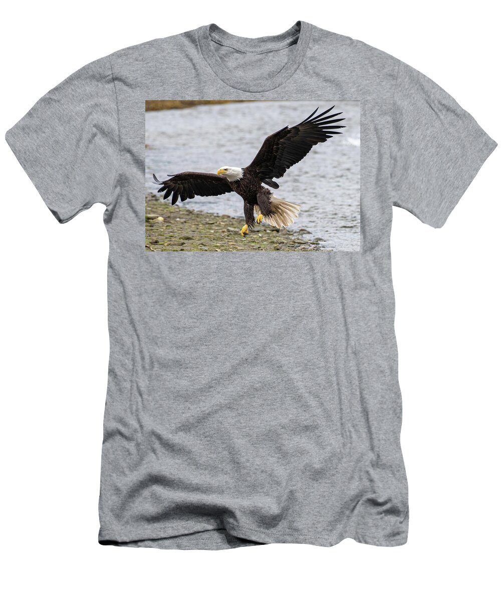 Eagle T-Shirt featuring the photograph The Spread by David Kirby