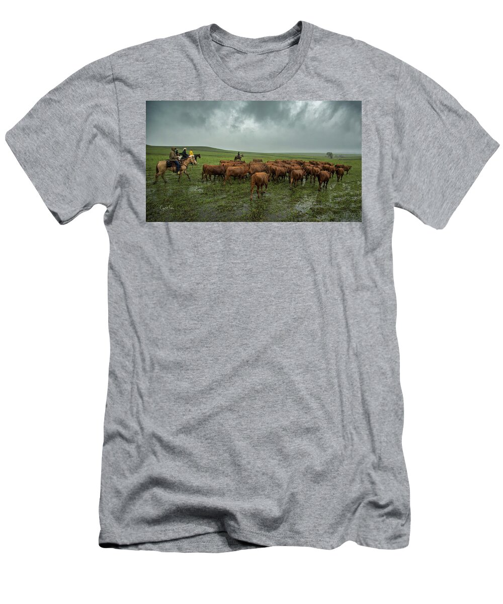 Kansas T-Shirt featuring the photograph The Storm by Crystal Socha