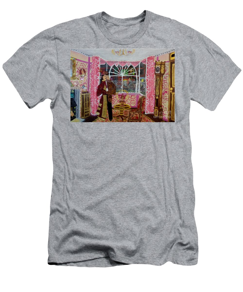 Lgbtq T-Shirt featuring the mixed media The Victorian Victim by David Westwood