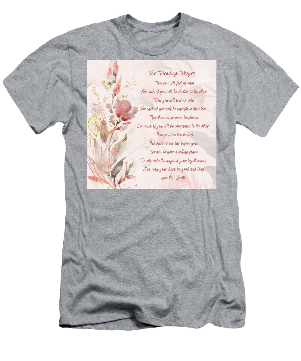 Wedding Prayer T-Shirt featuring the digital art The Wedding Prayer by HH Photography of Florida