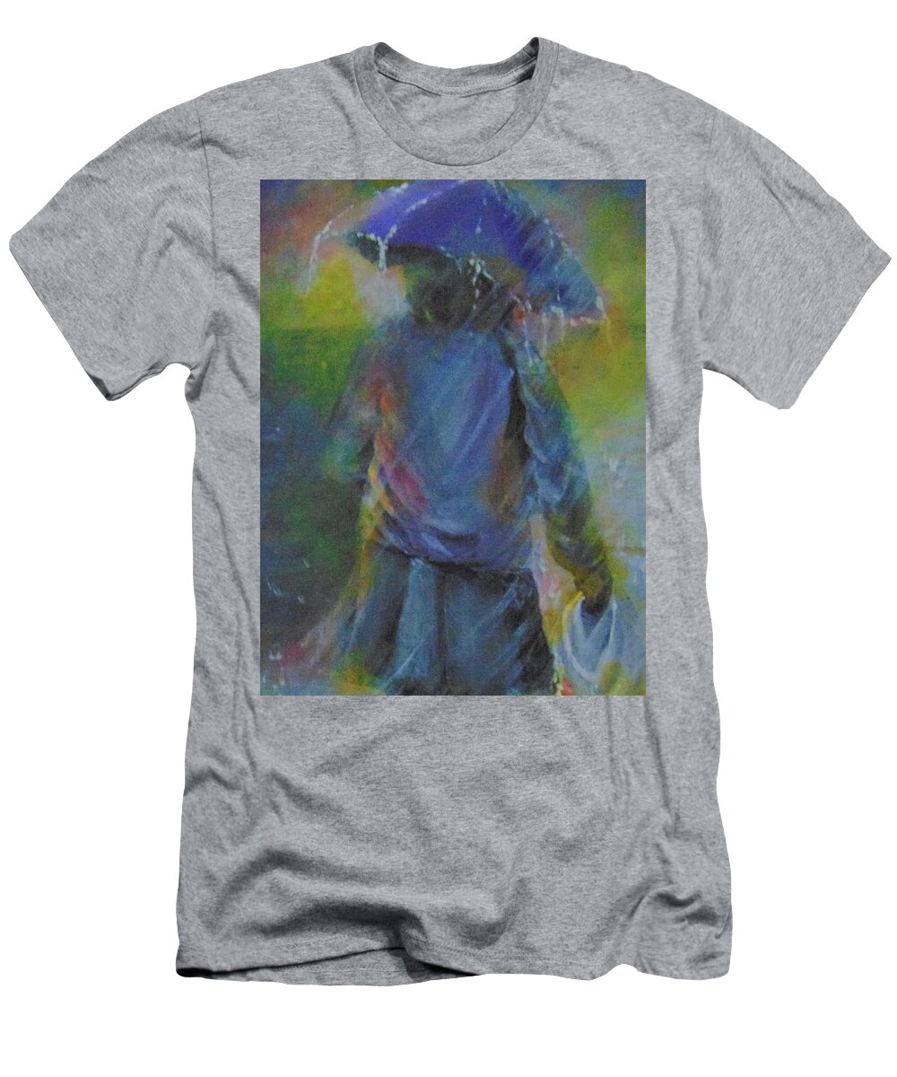 Acrylic T-Shirt featuring the painting The Year 2020 by Saundra Johnson