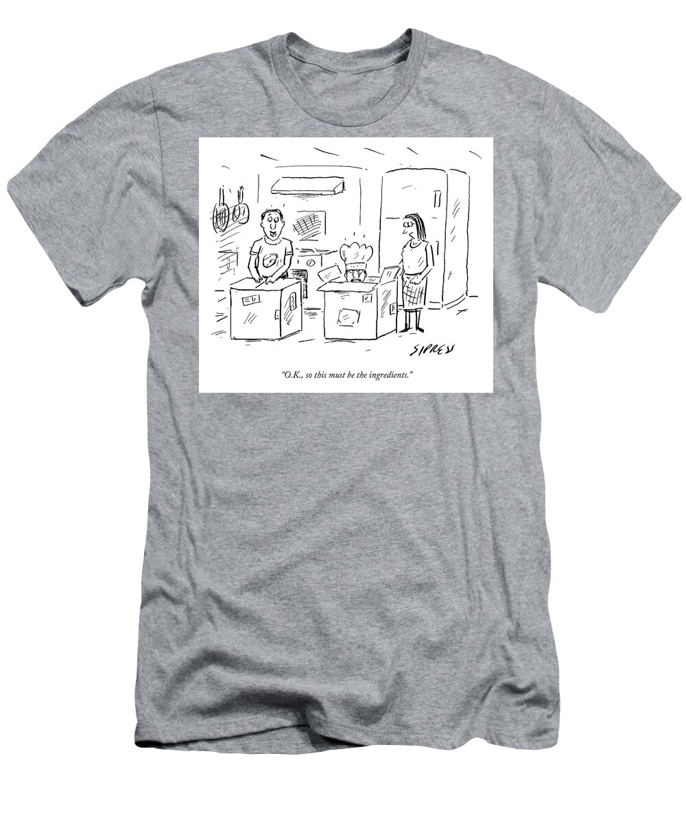 A26895 T-Shirt featuring the drawing This Must be the Ingredients by David Sipress