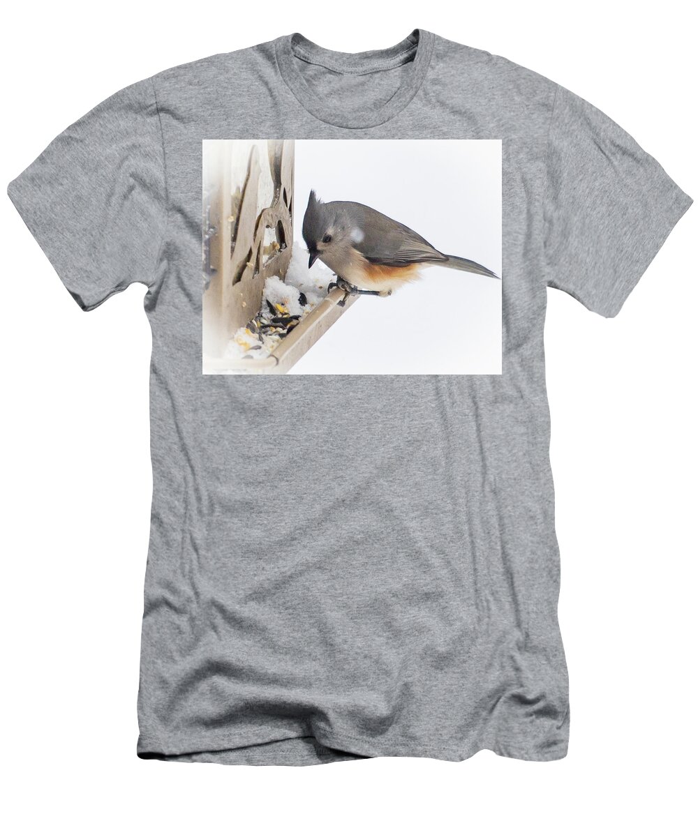 2019 T-Shirt featuring the photograph Titmouse 2 by Gerri Bigler
