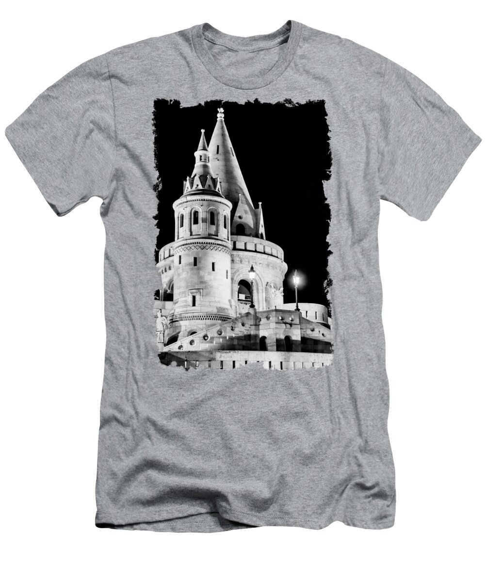 Budapest T-Shirt featuring the photograph Tower of Fisherman's Bastion Budapest by Andreea Eva Herczegh