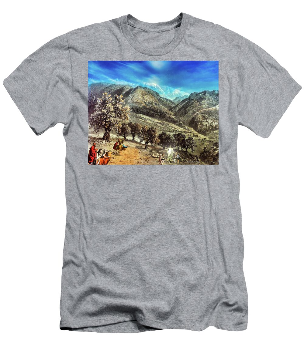 Jesus T-Shirt featuring the digital art Tranfiguration by Norman Brule