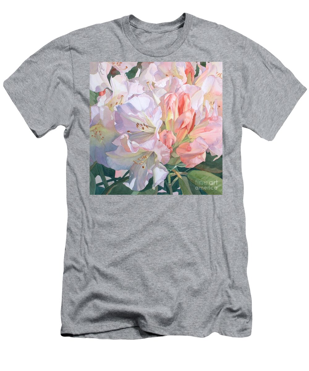 Jan Lawnikanis T-Shirt featuring the painting Translucence square size by Jan Lawnikanis